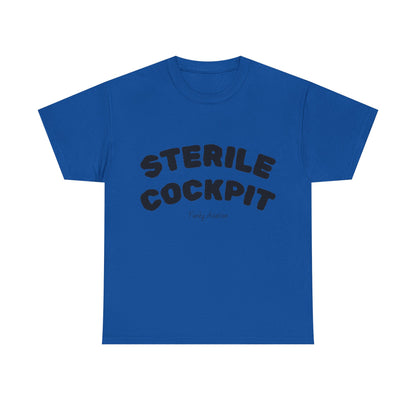 Sterile Cockpit Graphic Tee — Funny Aviation Pilot T-Shirt