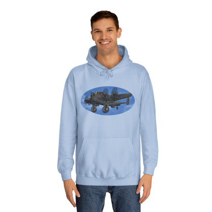 Vintage Lancaster Bomber Hoodie - Aviation Graphic Pullover