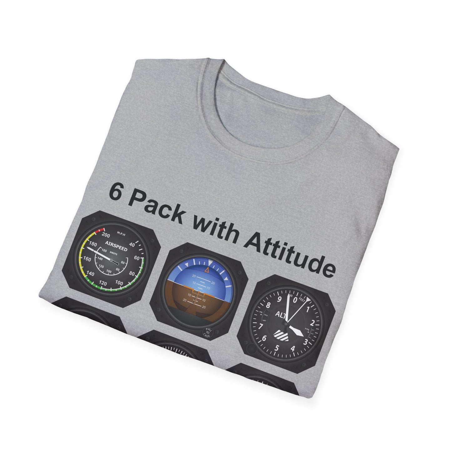 Aviator 6 Pack Unisex T-Shirt - Attitude Collection