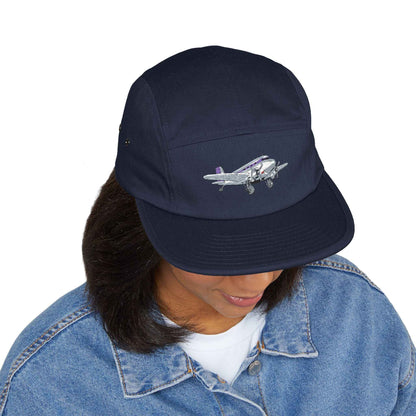 Vintage DC3 Dakota Embroidered 5-Panel Cap