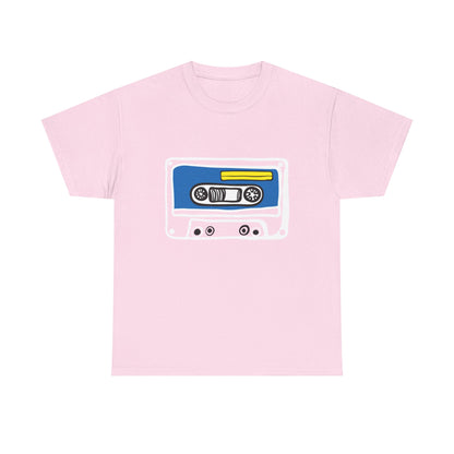 Retro Cassette Tape Graphic T-Shirt — 80s Music Vintage Tee