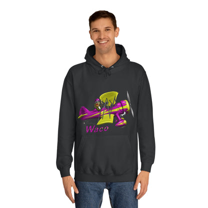 Waco Retro Aircraft Unisex College Hoodie - Funky Aviation