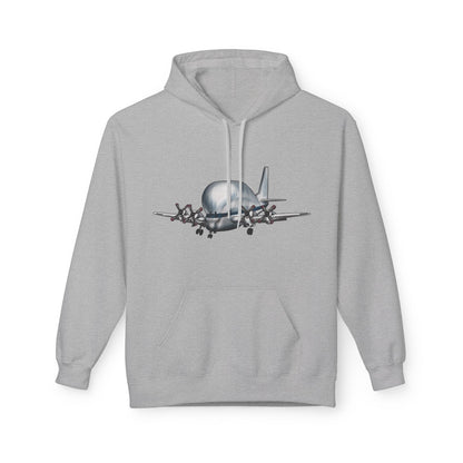 Hoodie with Hand Drawn NASA Guppy Aircraft Design