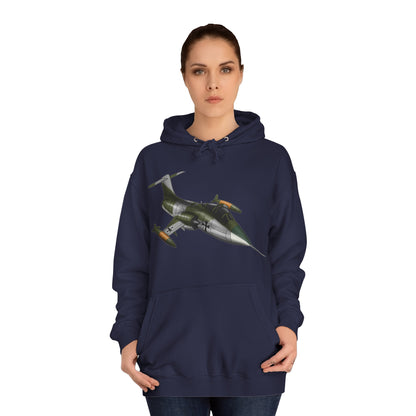 Starfighter Aircraft Design Unisex College Hoodie - Funky Aviation