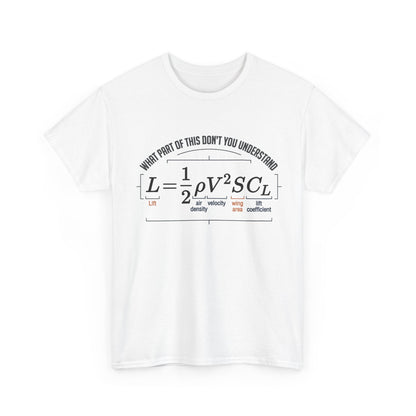 Lift Formula T-Shirt – “What Part of This Don’t You Understand?” Tee
