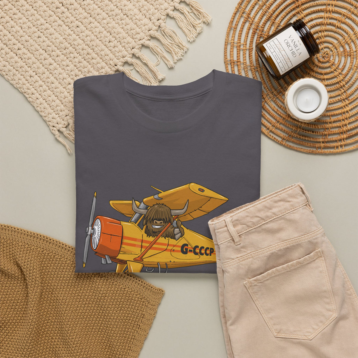 Yakety Yak Vintage Airplane Graphic Tee