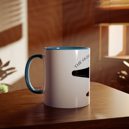 The Older the Better Two-Tone Coffee Mugs, 11oz - Funky Aviation