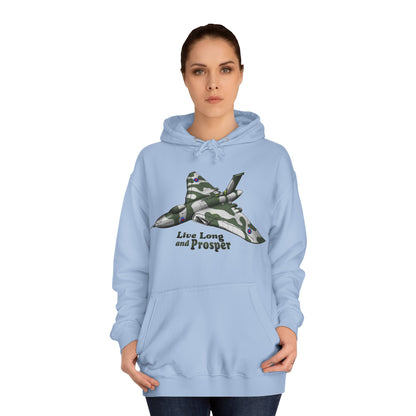Vulcan Bomber Aircraft Unisex College Hoodie - Funky Aviation