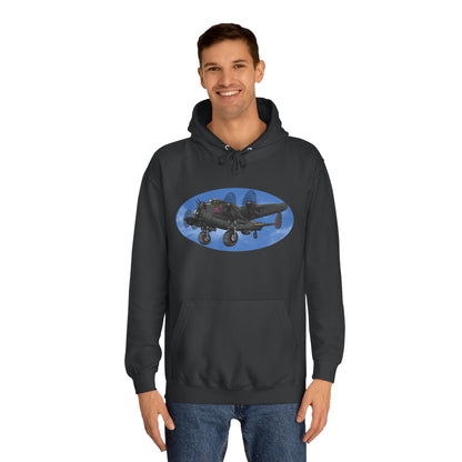 Vintage Lancaster Bomber Hoodie - Aviation Graphic Pullover