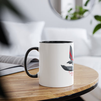 Eurostar EV07 Captain Cool Two-Tone Coffee Mugs, 11oz - Funky Aviation