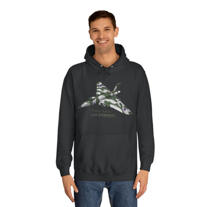 Vulcan Bomber Aircraft Unisex College Hoodie - Funky Aviation