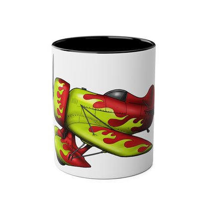 Gee Bee Two-Tone Coffee Mugs, 11oz - Funky Aviation