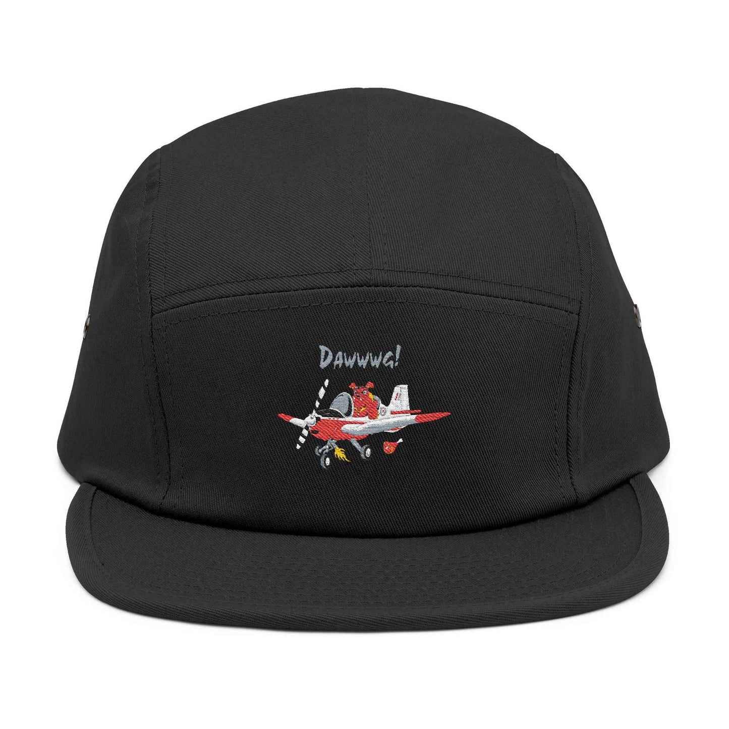 Bulldog Aircraft Embroidered Pilot 5-Panel Cap