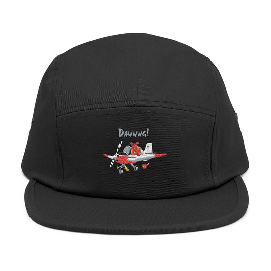 Bulldog Aircraft Embroidered Pilot 5-Panel Cap