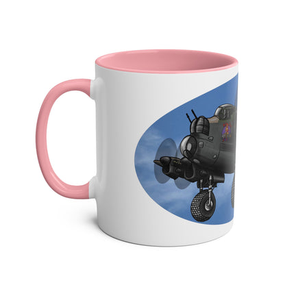 Lancaster Bomber Two-Tone Coffee Mugs, 11oz - Funky Aviation
