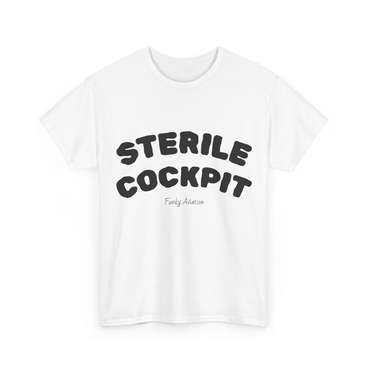 Sterile Cockpit Graphic Tee — Funny Aviation Pilot T-Shirt