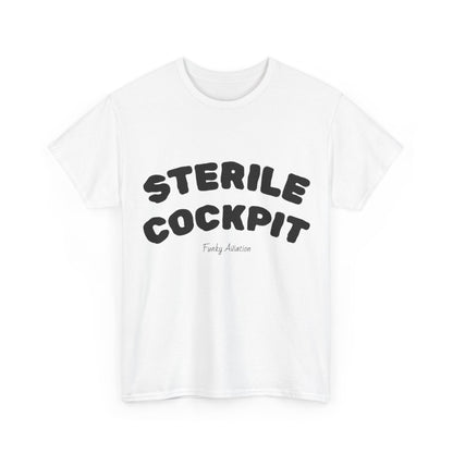 Sterile Cockpit Graphic Tee — Funny Aviation Pilot T-Shirt