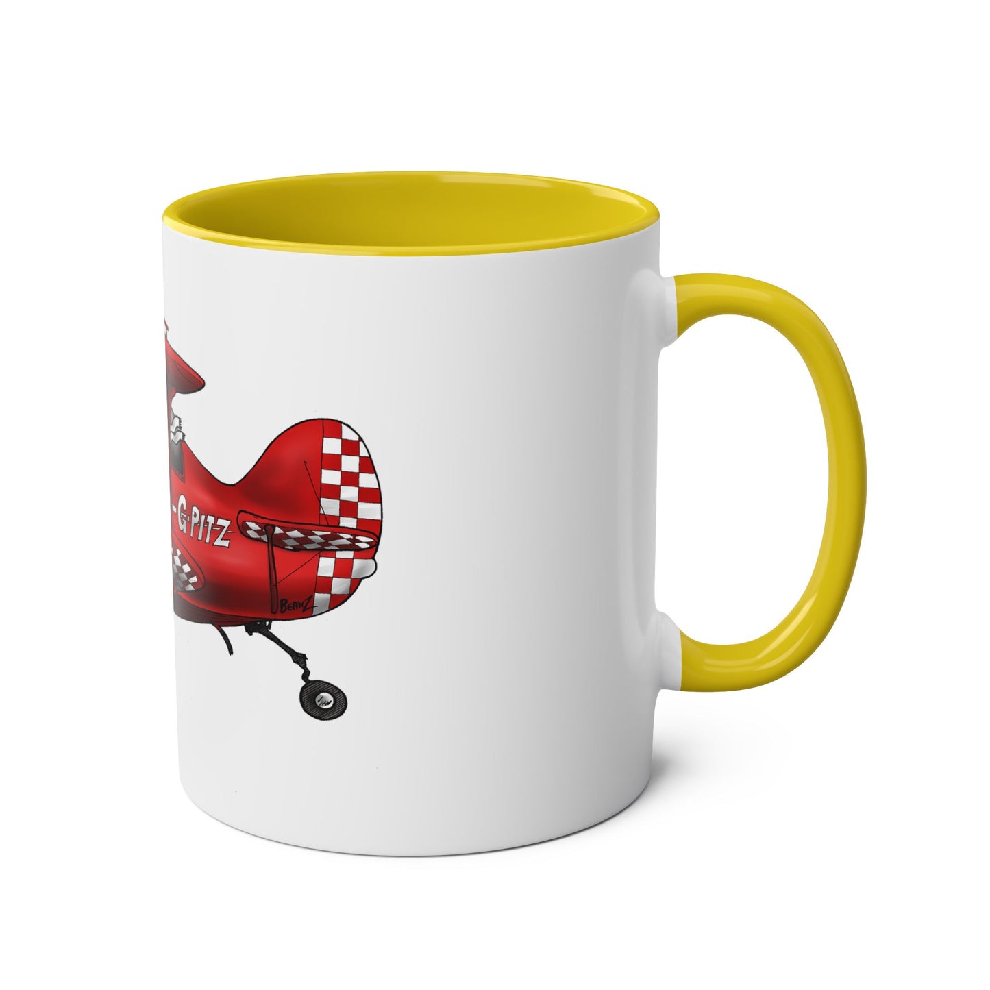 Pitts Special Aerobatic Two-Tone Coffee Mugs, 11oz