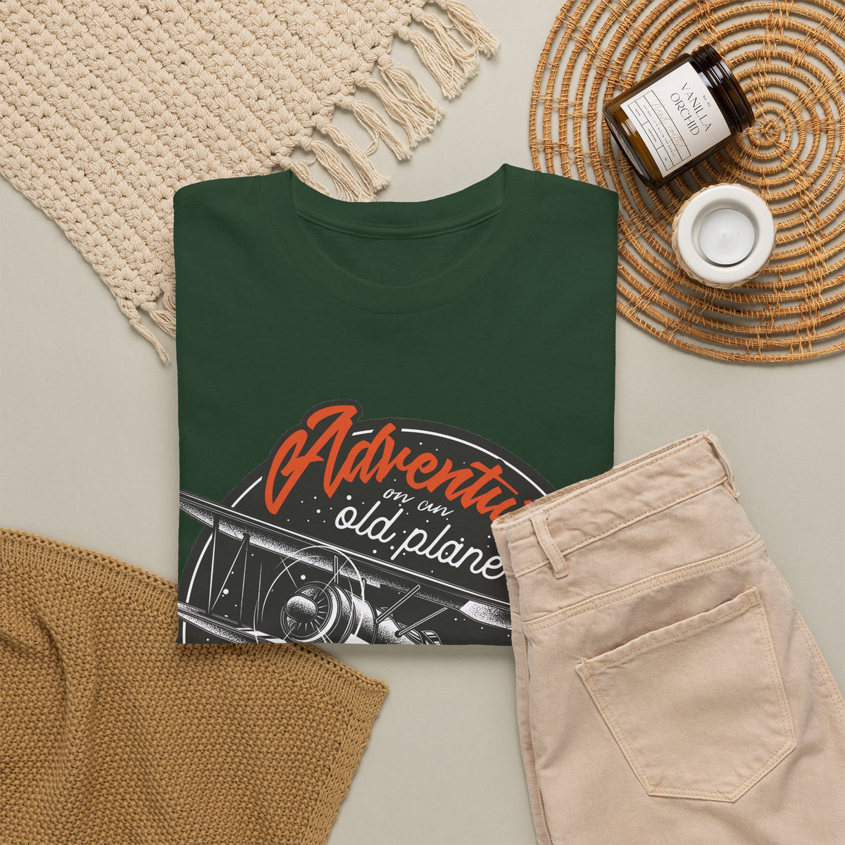 Adventure Airplane Vintage Aviation T-Shirt