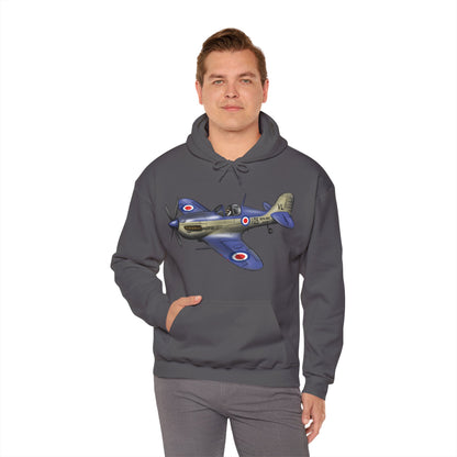 Seafire Spitfire design Unisex Heavy Blend™ Hooded Sweatshirt - Funky Aviation