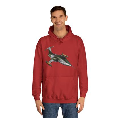 Starfighter Aircraft Design Unisex College Hoodie - Funky Aviation