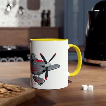 Eurostar EV07 Captain Cool Two-Tone Coffee Mugs, 11oz - Funky Aviation