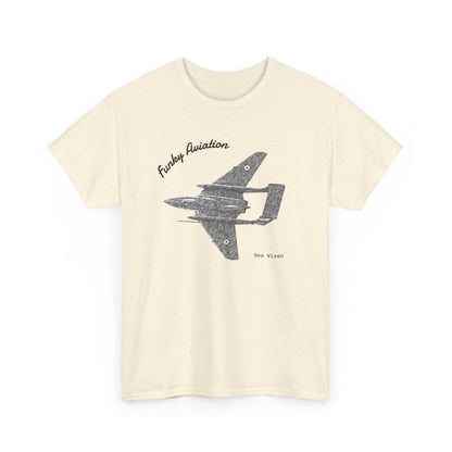 Funky Aviation Sea Vixen Vintage Aircraft T-Shirt
