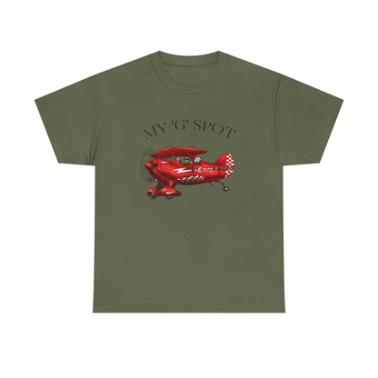 My 'G' Spot Aerobatic Unisex Heavy Cotton Tee