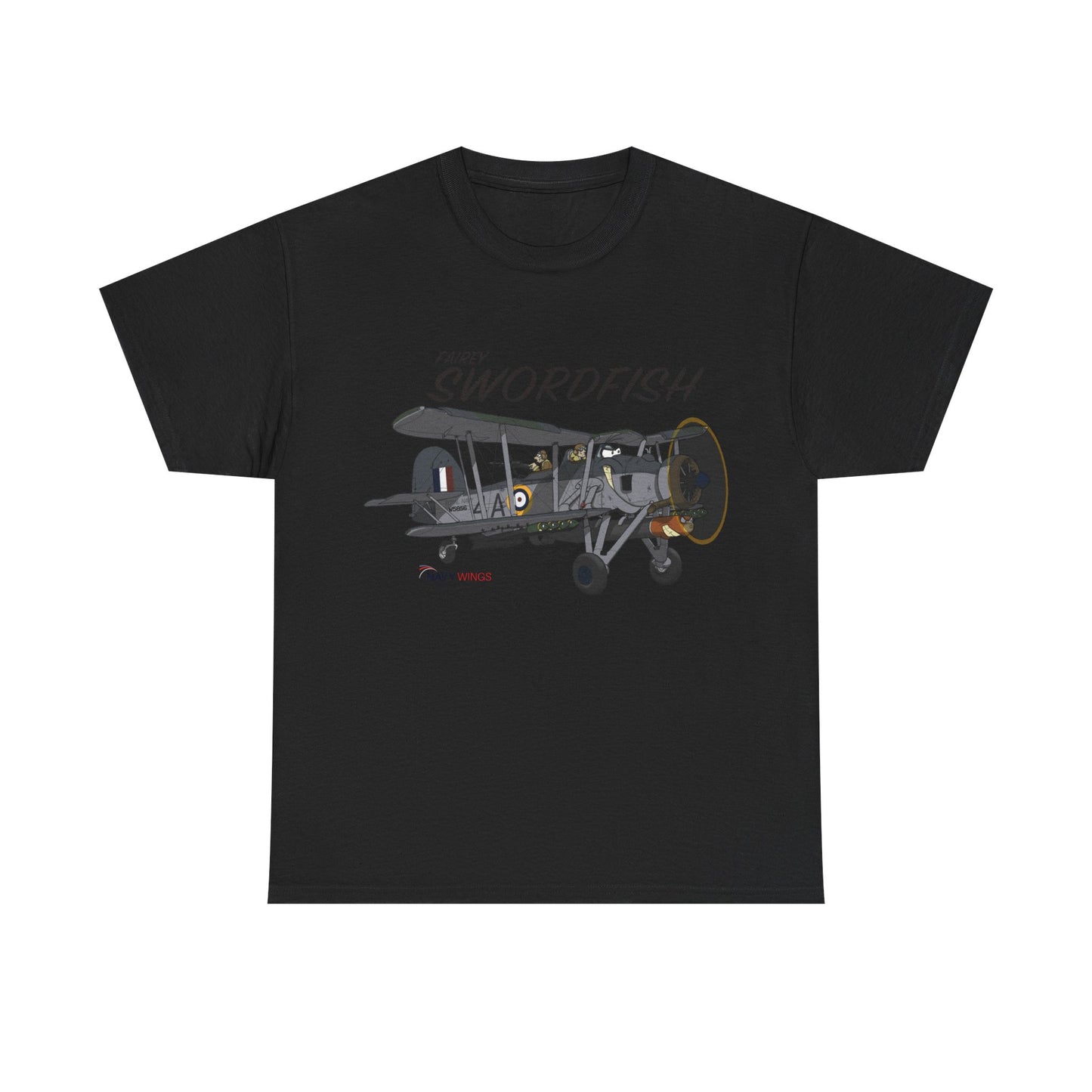Swordfish Vintage Biplane T-Shirt — WWII Aircraft Aviation Tee