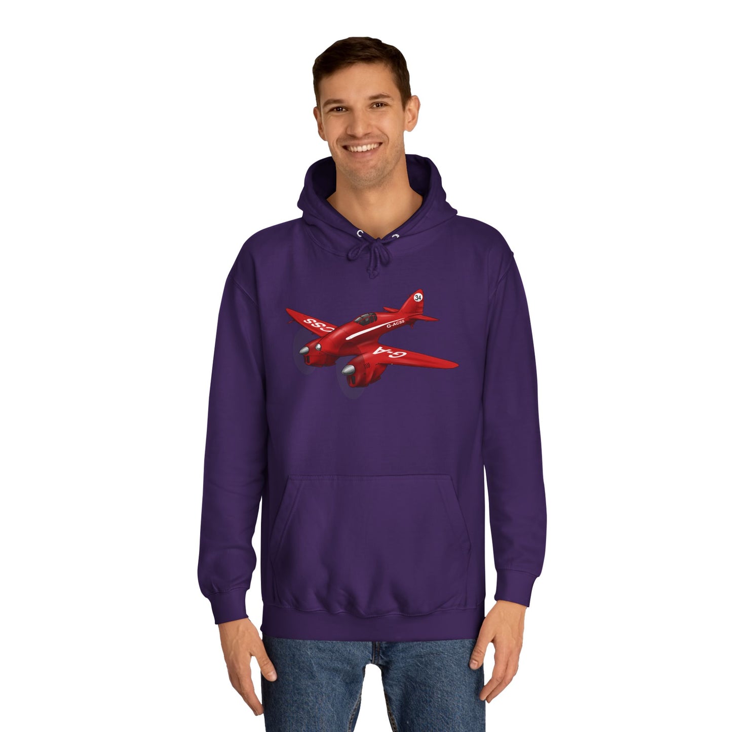 Historic Comet Racer  - Historic Aircraft Hoodie