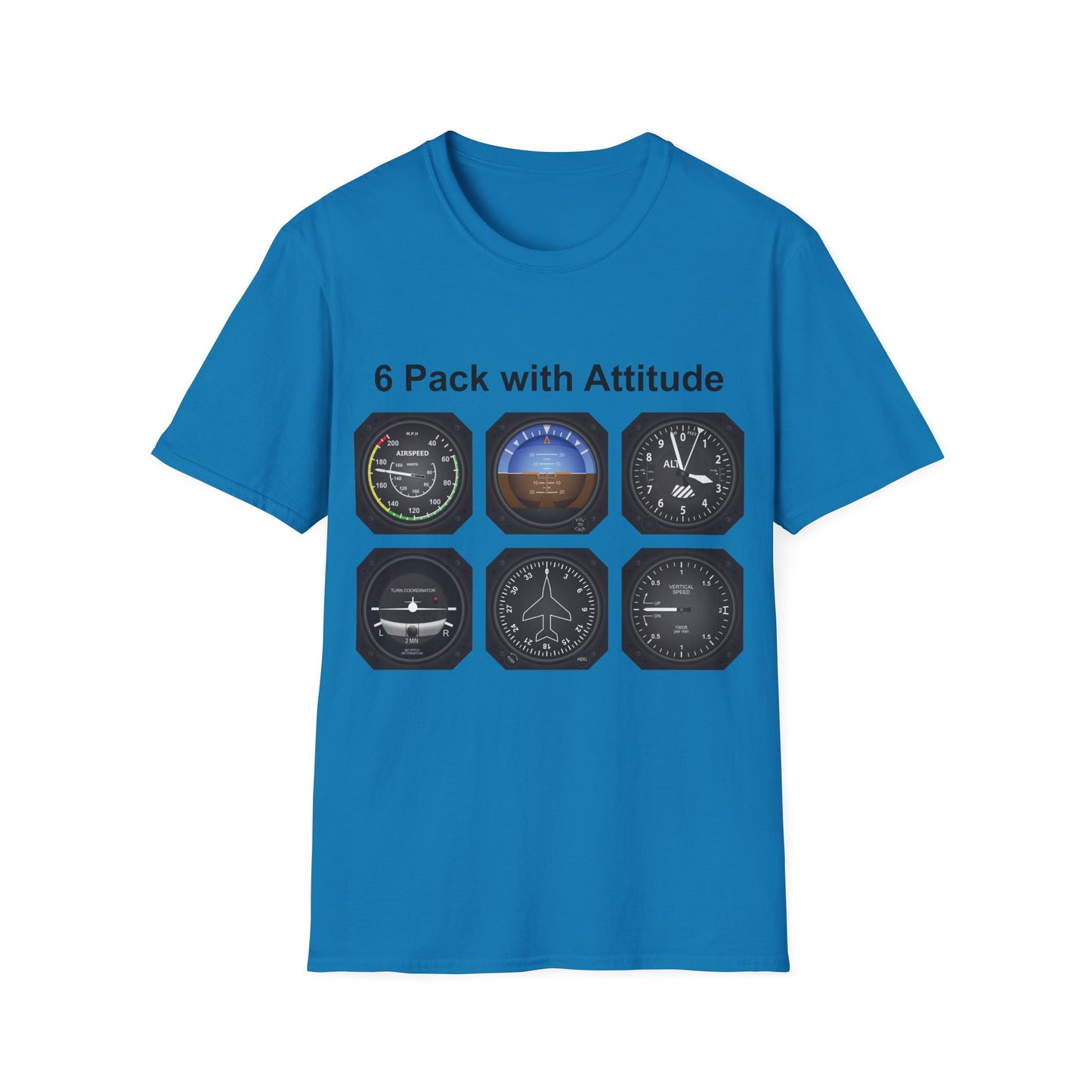 Aviator 6 Pack Unisex T-Shirt - Attitude Collection