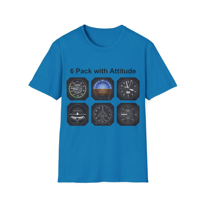 Aviator 6 Pack Unisex T-Shirt - Attitude Collection