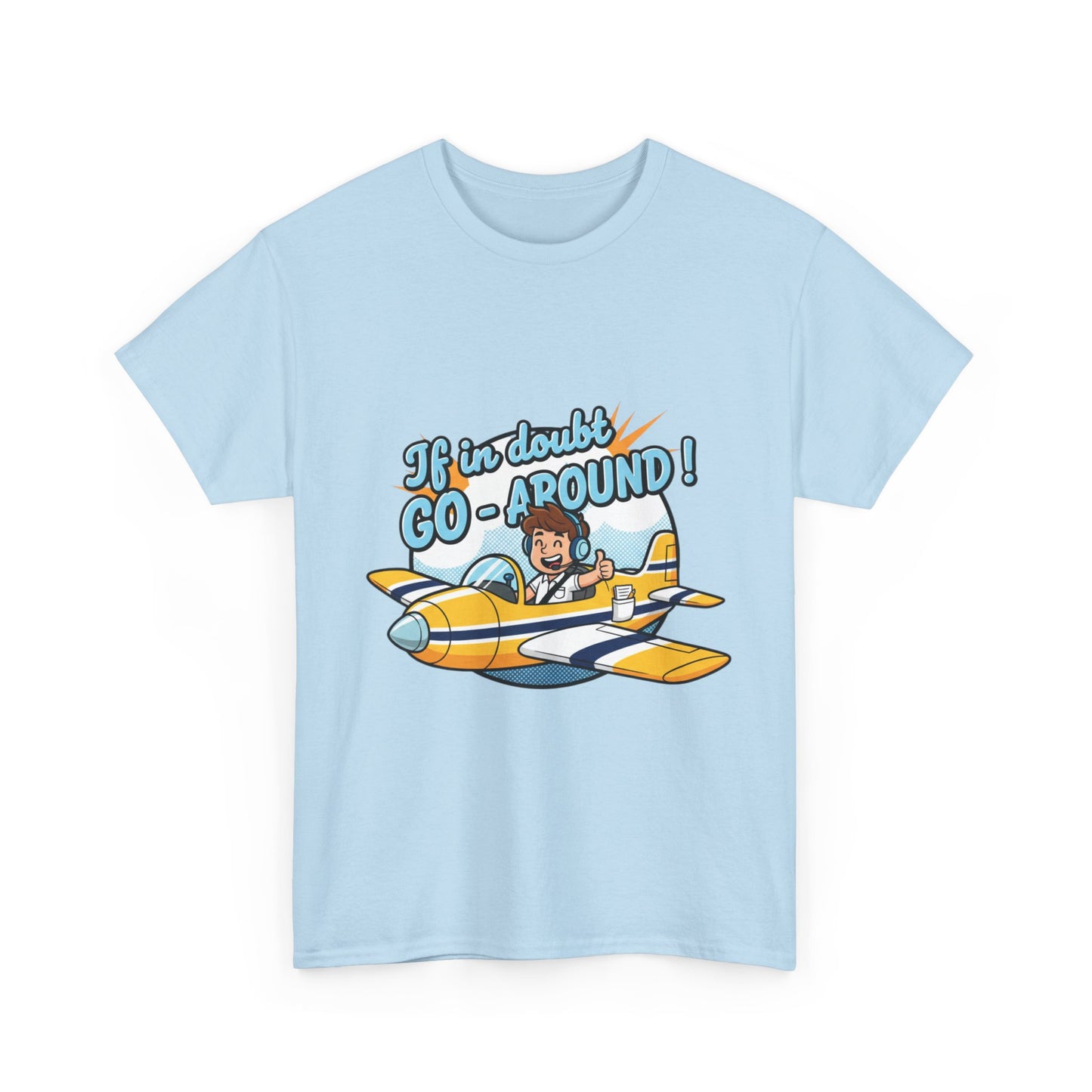"If in Doubt, Go Around" Pilot Plane T‑Shirt