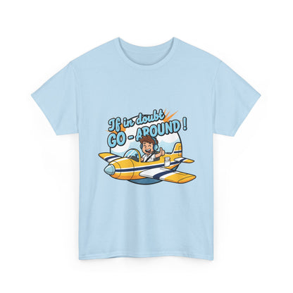 "If in Doubt, Go Around" Pilot Plane T‑Shirt