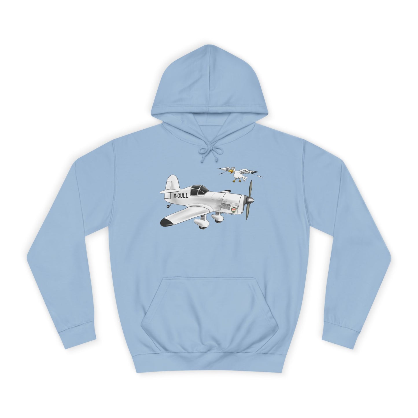 Vintage Mew Gull Hoodie - Historic Racing Aircraft Design