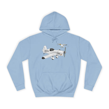 Vintage Mew Gull Hoodie - Historic Racing Aircraft Design