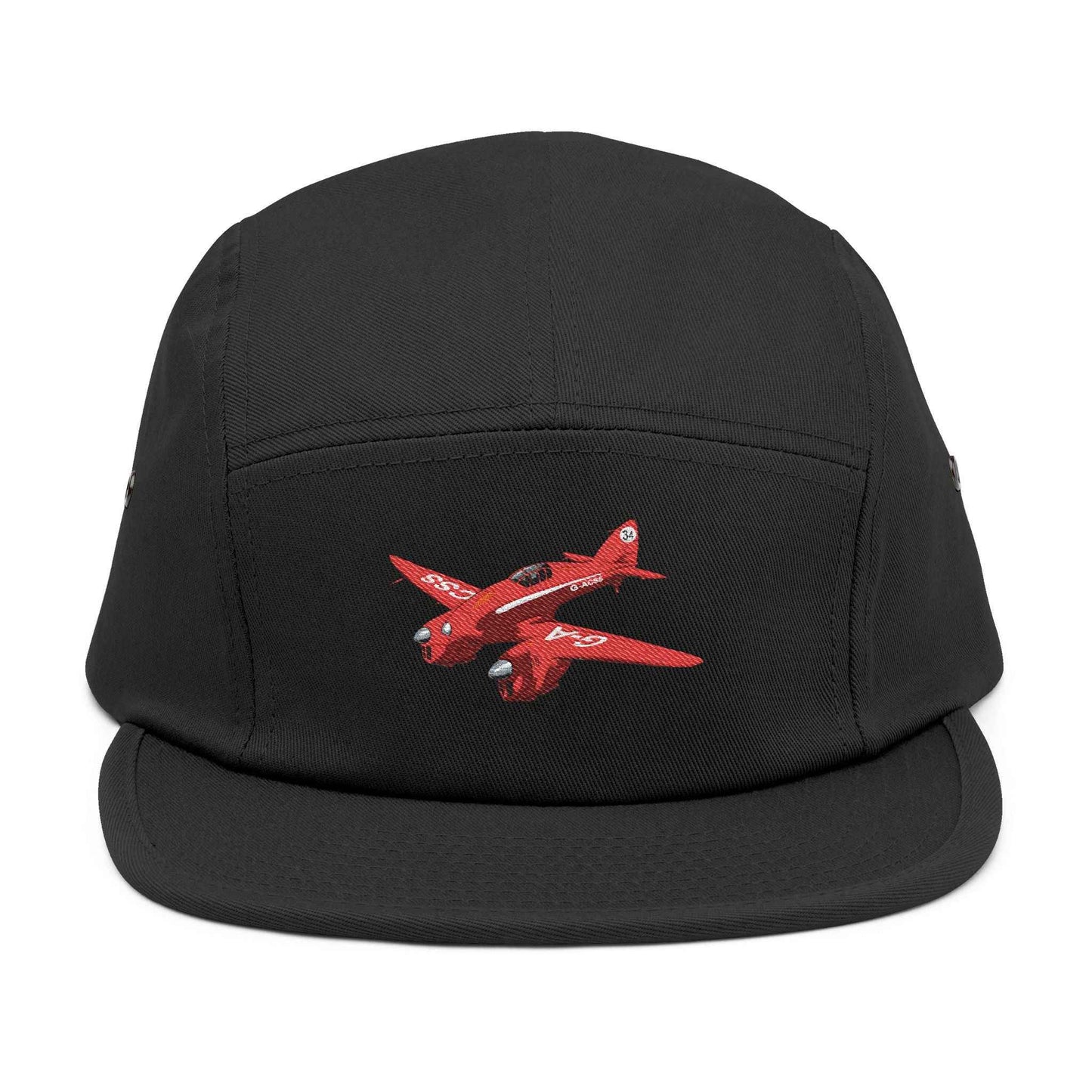 Vintage Comet Racer 5-Panel Cap — Embroidered Racing Logo