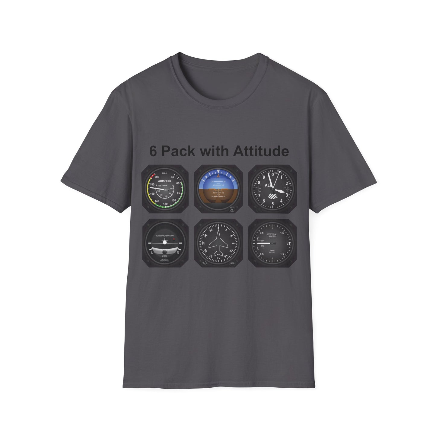 Aviator 6 Pack Unisex T-Shirt - Attitude Collection