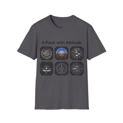 Aviator 6 Pack Unisex T-Shirt - Attitude Collection
