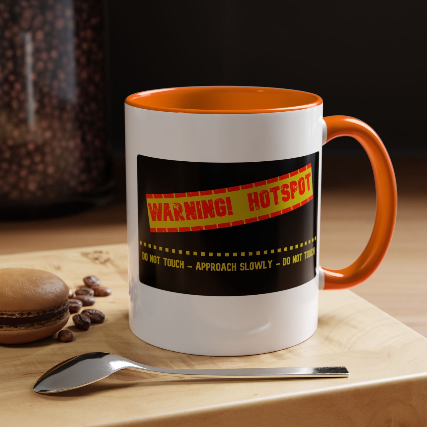 Warning ! Hotspot ! SLA Aviation Accent Coffee Mug (11oz)