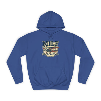MILF Retro Flag Hoodie – Vintage Americana College Style