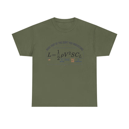 Lift Formula T-Shirt – “What Part of This Don’t You Understand?” Tee
