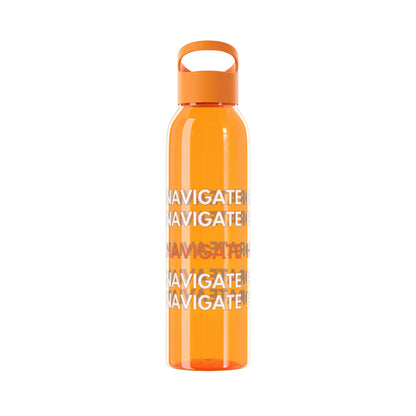 Water Bottle - SLA Aviate Navigate Hydrate Sky Design