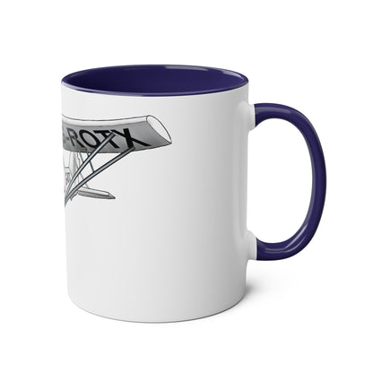 Rotax Cartoon Ikarus C42 Microlight 11oz Coffee Mug