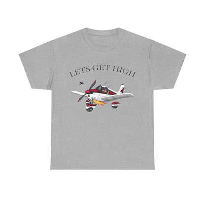 Lets Get High Unisex Heavy Cotton Tee