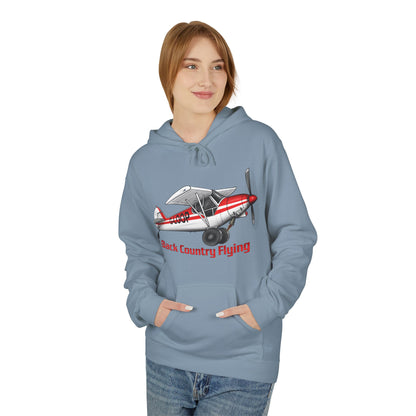 Fleece Hoodie - Alaskan Bush Pilot Super Cub Design