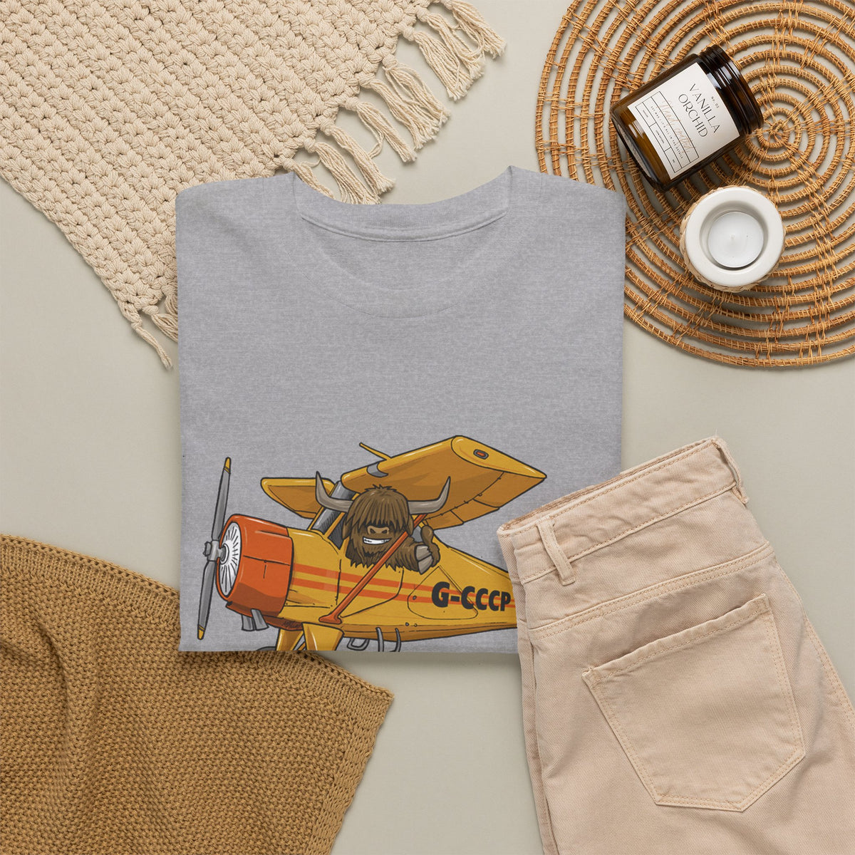 Yakety Yak Vintage Airplane Graphic Tee