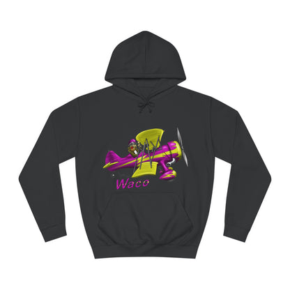 Waco Retro Aircraft Unisex College Hoodie - Funky Aviation
