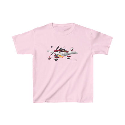 Kids Tee - Piper PA28 LAC Team Low Wing Aeroplane