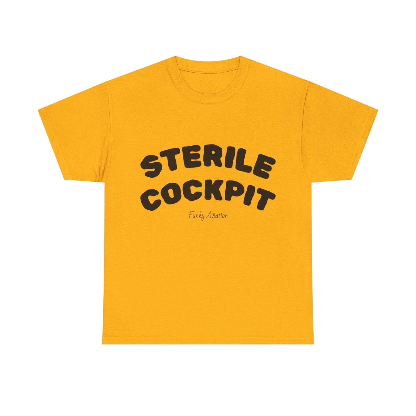 Sterile Cockpit Graphic Tee — Funny Aviation Pilot T-Shirt